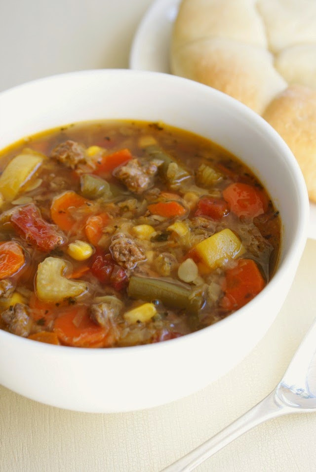 Slow Cooker Beef Vegetable Soup
 Slow Cooker Ve able Beef Soup