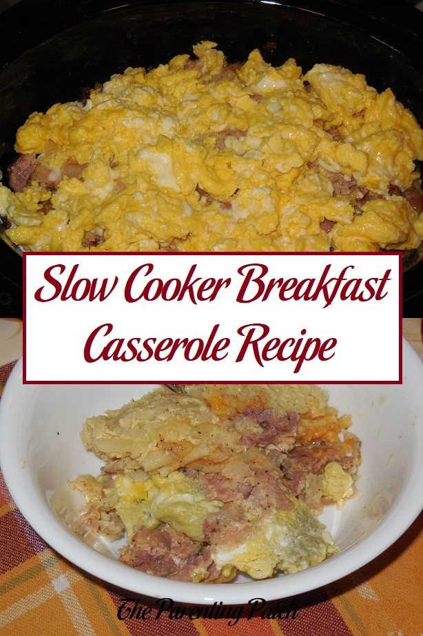 Slow Cooker Breakfast Casserole Recipes
 Slow Cooker Breakfast Casserole Recipe