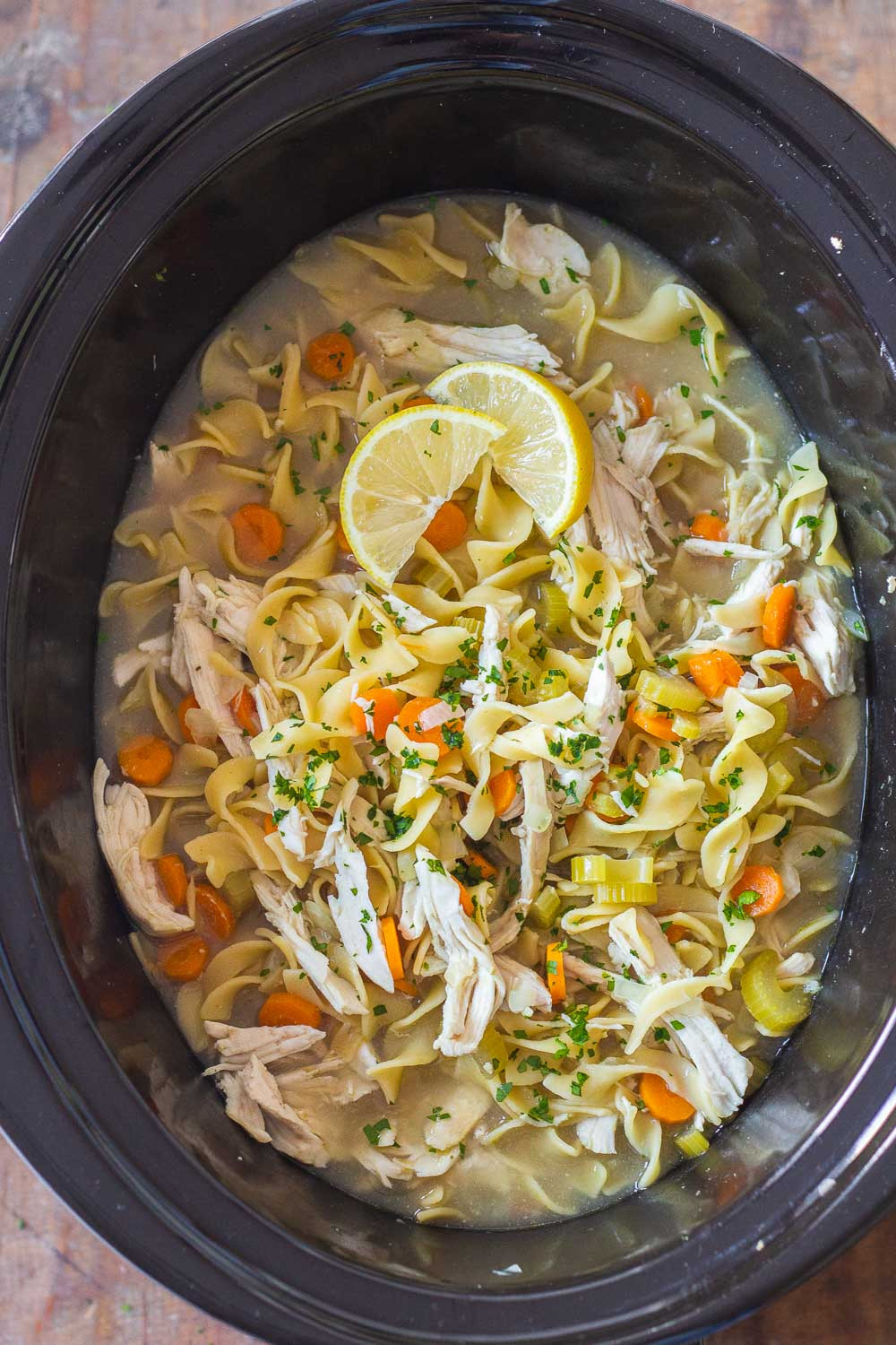 Slow Cooker Chicken Noodle Soup
 Slow Cooker Chicken Noodle Soup Green Healthy Cooking