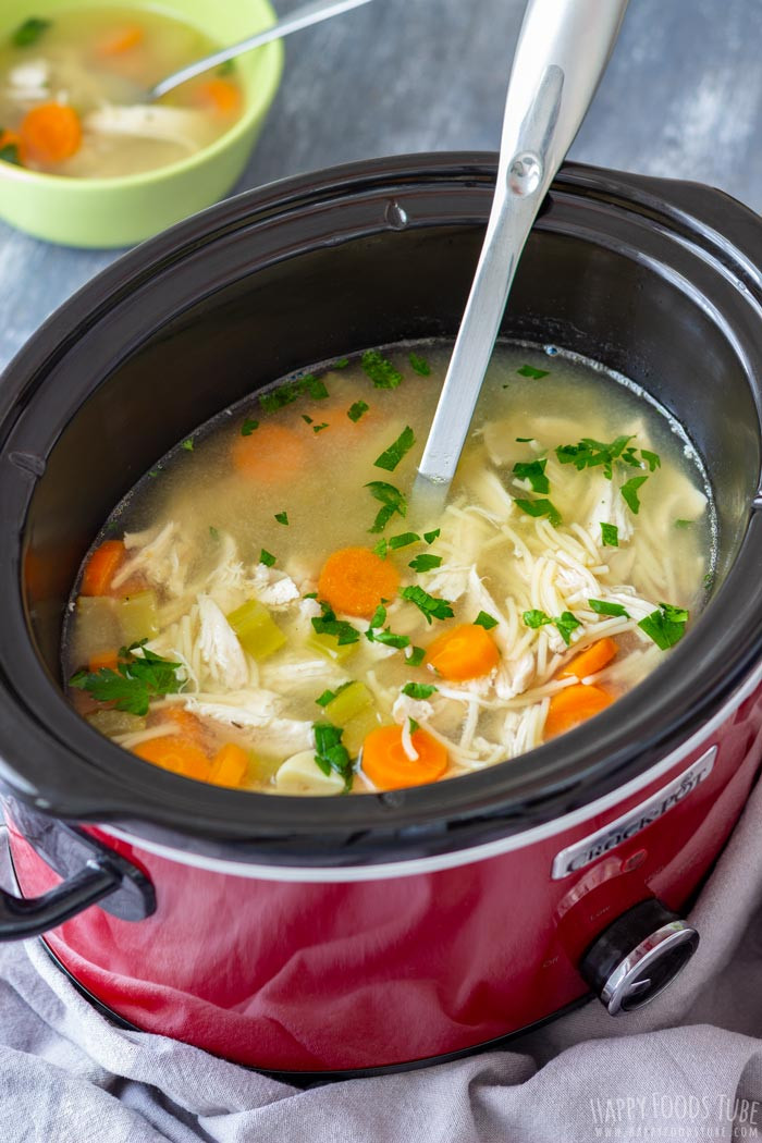 Slow Cooker Chicken Noodle Soup
 Slow Cooker Chicken Noodle Soup Crock Pot Chicken Noodle