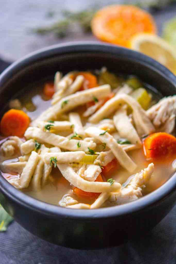 Slow Cooker Chicken Noodle Soup
 Slow Cooker Citrus Herb Chicken Noodle Soup Slow Cooker