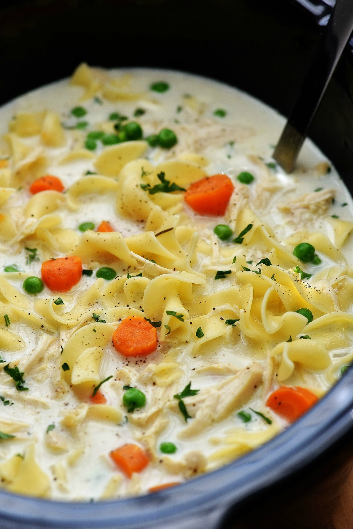 Slow Cooker Chicken Noodle Soup
 Slow Cooker Creamy Chicken Noodle Soup Life In The Lofthouse