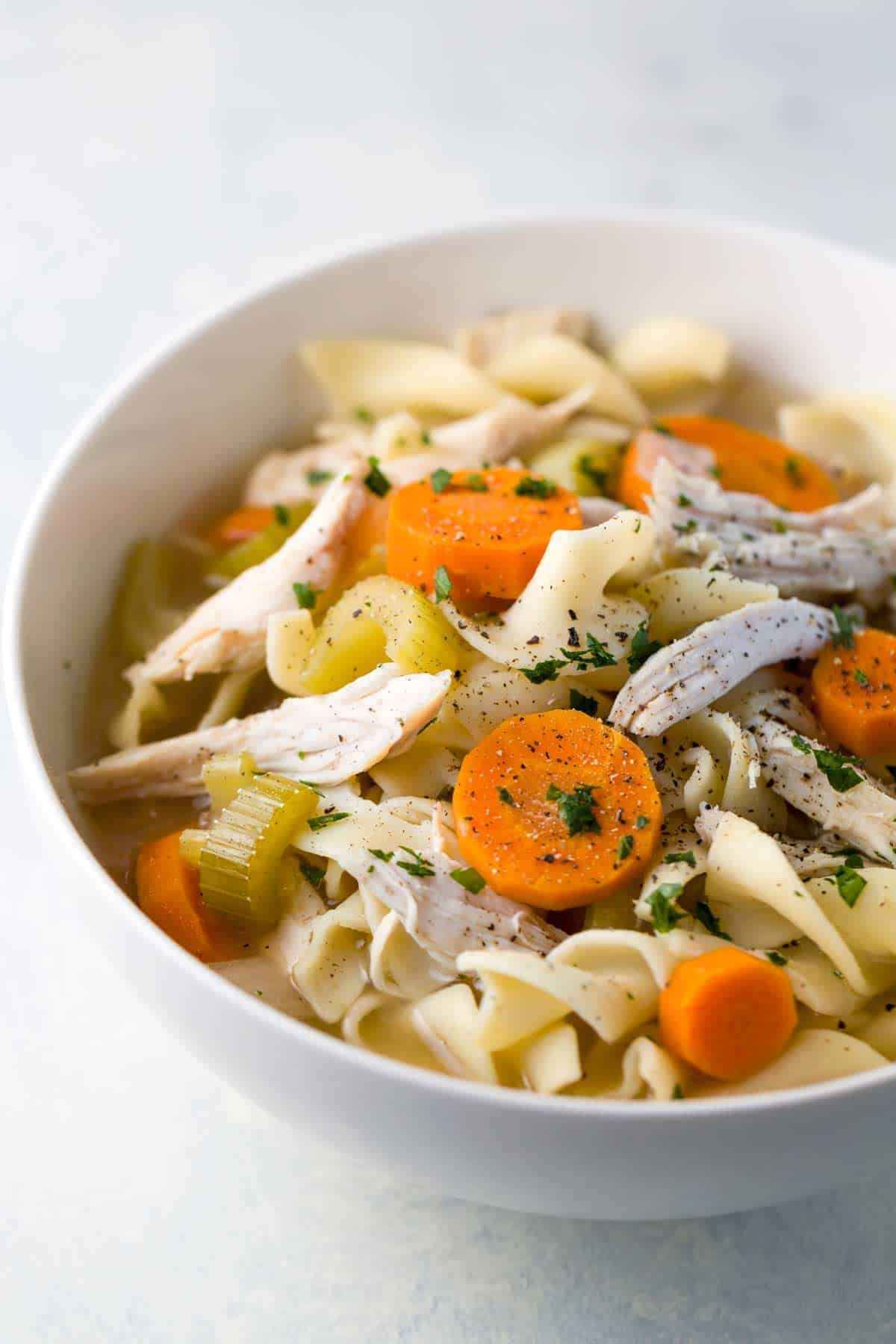 Slow Cooker Chicken Noodle Soup
 Easy Slow Cooker Chicken Noodle Soup Recipe
