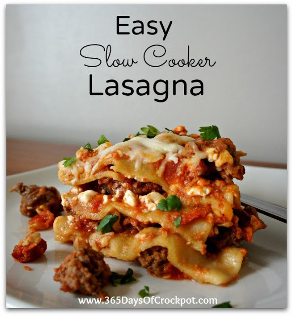 Slow Cooker Lasagna Real Simple
 The BEST Slow Cooker Lasagna Recipes Slow Cooker or