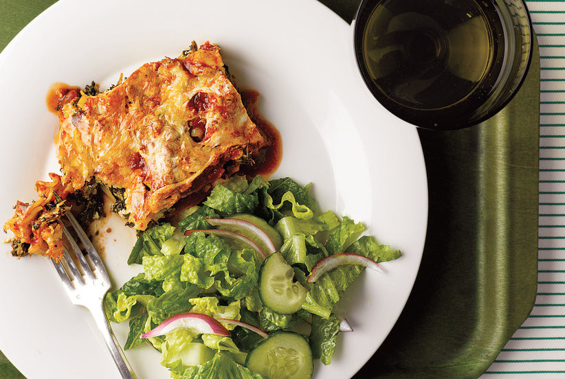 Slow Cooker Lasagna Real Simple
 Slow Cooker Spinach and Ricotta Lasagna Recipe