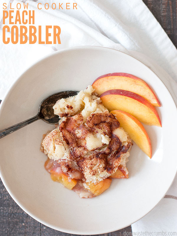 Slow Cooker Peach Cobbler Cake Mix
 Slow Cooker Peach Cobbler