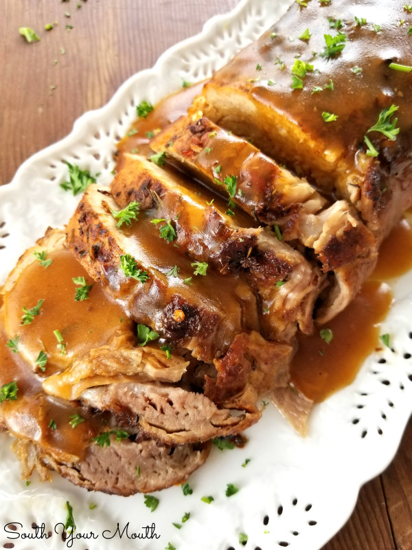 Slow Cooker Pork Loin Roast Recipes
 South Your Mouth Butter Braised Slow Cooker Pork Roast