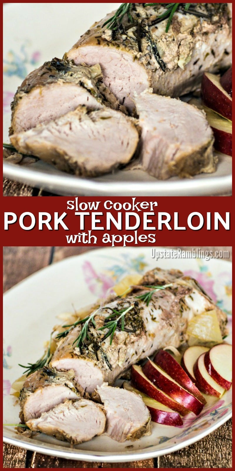 Slow Cooker Pork Tenderloin With Apples And Onions
 Pork Tenderloin with Apples Slow Cooker Recipe Upstate