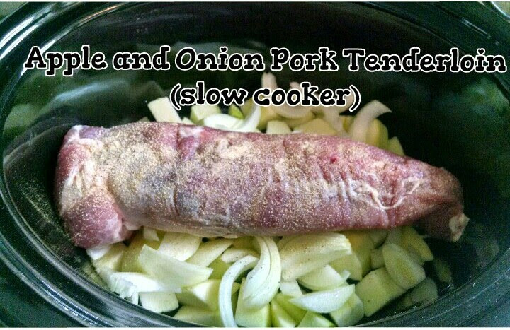 Slow Cooker Pork Tenderloin With Apples And Onions
 Pers a Natalie Apple and ion Pork Tenderloin slow cooker