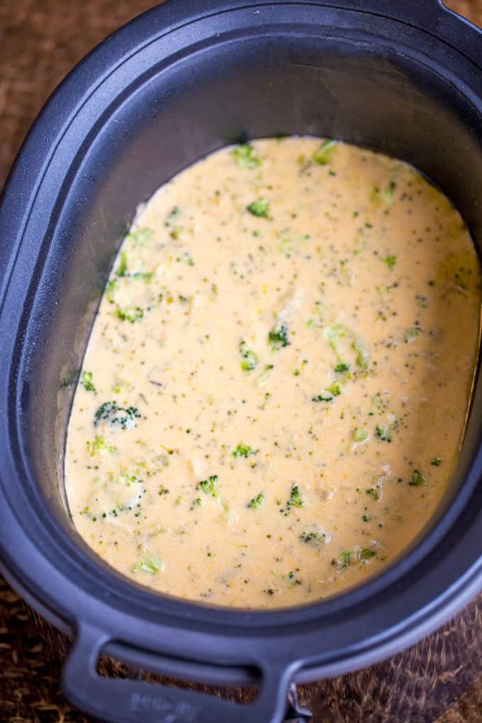 Slow Cooker Potato Broccoli Soup
 Slow Cooker Broccoli Cheese Soup Dinner then Dessert