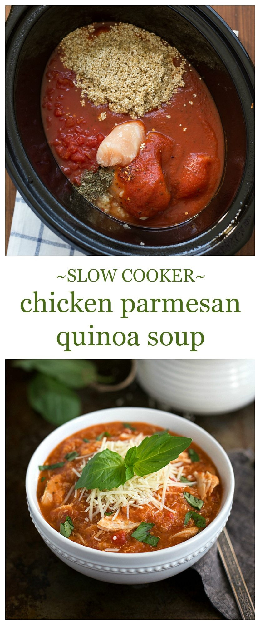 Slow Cooker Quinoa Chicken
 Slow Cooker Quinoa Chicken Parmesan Soup Chelsea s