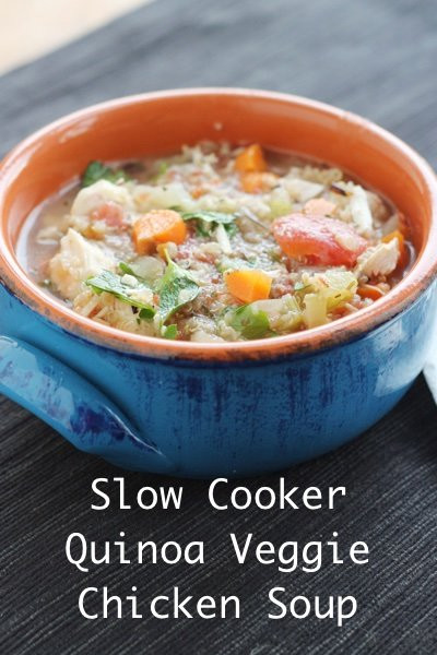Slow Cooker Quinoa Chicken
 Slow Cooker Quinoa Chicken Soup