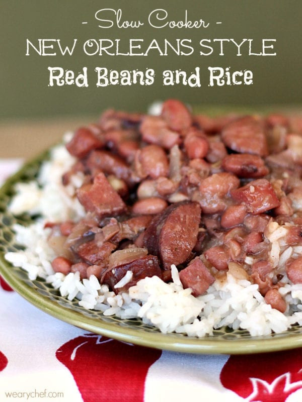 Slow Cooker Rice And Beans
 Slow Cooker Red Beans and Rice The Weary Chef