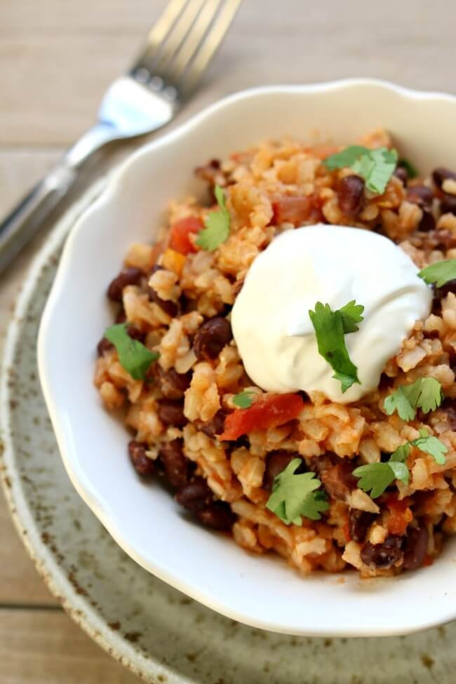 Slow Cooker Rice And Beans
 Slow Cooker Mexican Black Beans and Rice allebull