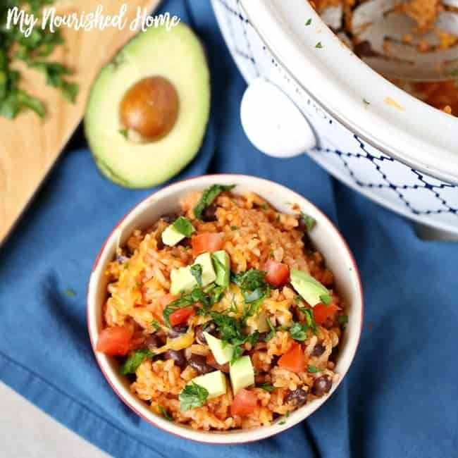 Slow Cooker Rice And Beans
 Slow Cooker Mexican Rice and Beans