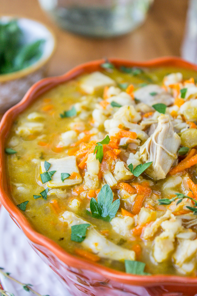 Slow Cooker Turkey Soup No Carcass
 Turkey Barley Soup Slow Cooker The Food Charlatan