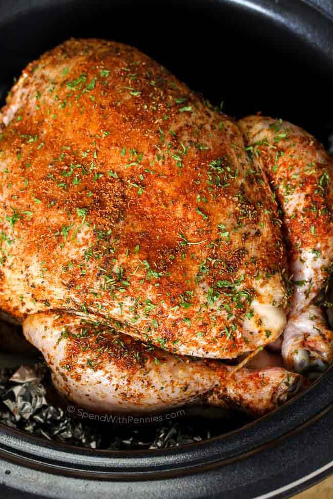Slow Cooker Whole Chicken Recipe
 Slow Cooker Whole Chicken & Gravy Spend With Pennies