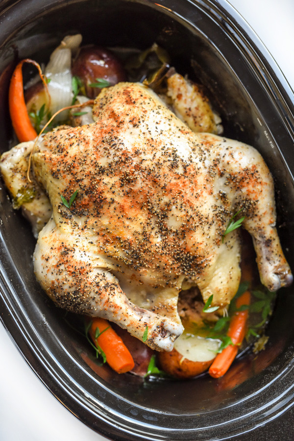 Slow Cooker Whole Chicken Recipe
 Slow Cooker Whole Chicken