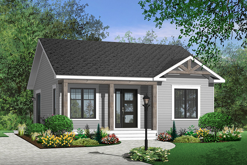 Small 2 Bedroom House
 Cottage Style House Plan 2 Beds 1 00 Baths 835 Sq Ft