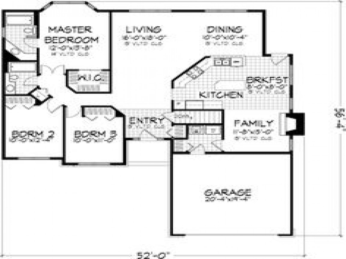 Small 3 Bedroom House Plans
 3 Small House Bedroom 3 Bedroom House Floor Plans with