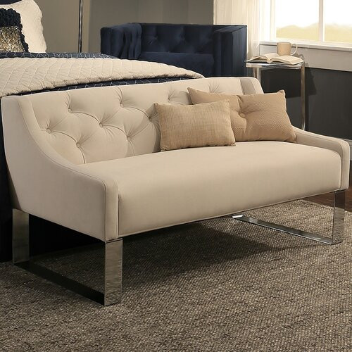Small Bedroom Bench Seat
 Upholstered Bedroom Bench