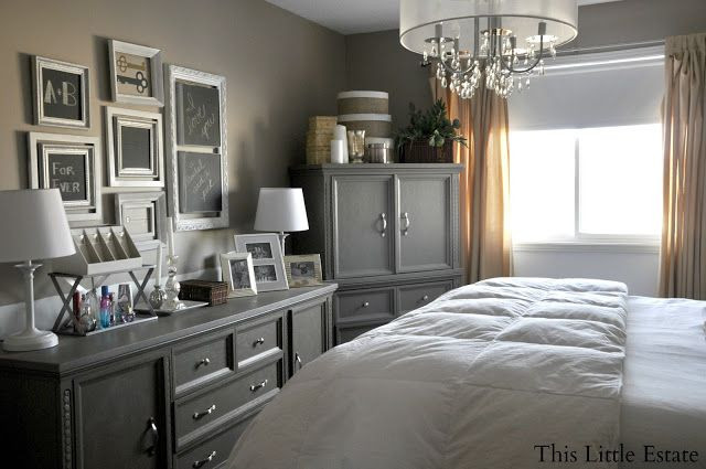 Small Bedroom Furniture Placement
 This Little Estate Master Bedroom Reveal