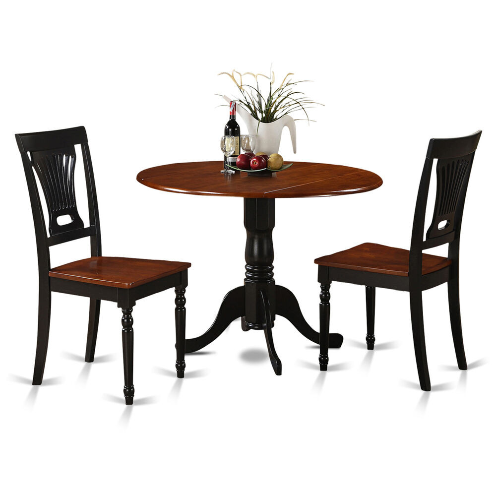 Small Kitchen Dinette Set
 3 Piece small kitchen table and chairs set round table and