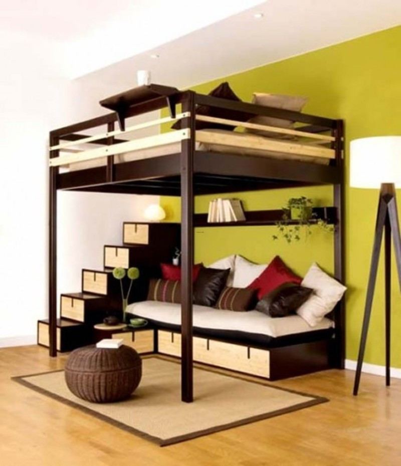 Small Loft Bedroom Ideas
 Loft Bed Contemporary Bedroom Design For Small Space By
