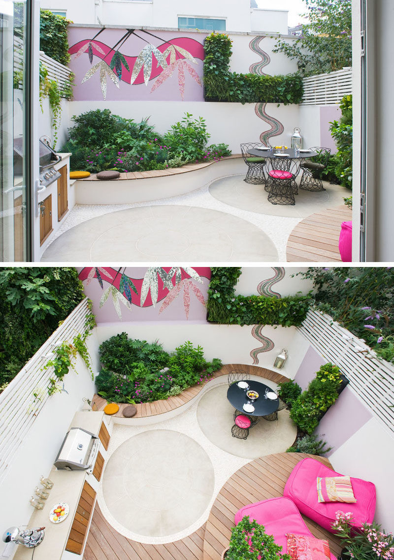 Small Patio Landscaping Ideas
 Backyard Landscaping Ideas This small patio space is