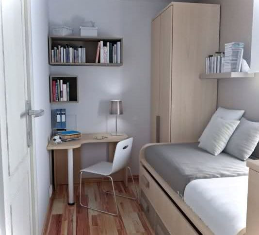 Small Single Bedroom
 Brighten the Small Bedroom Ideas 02