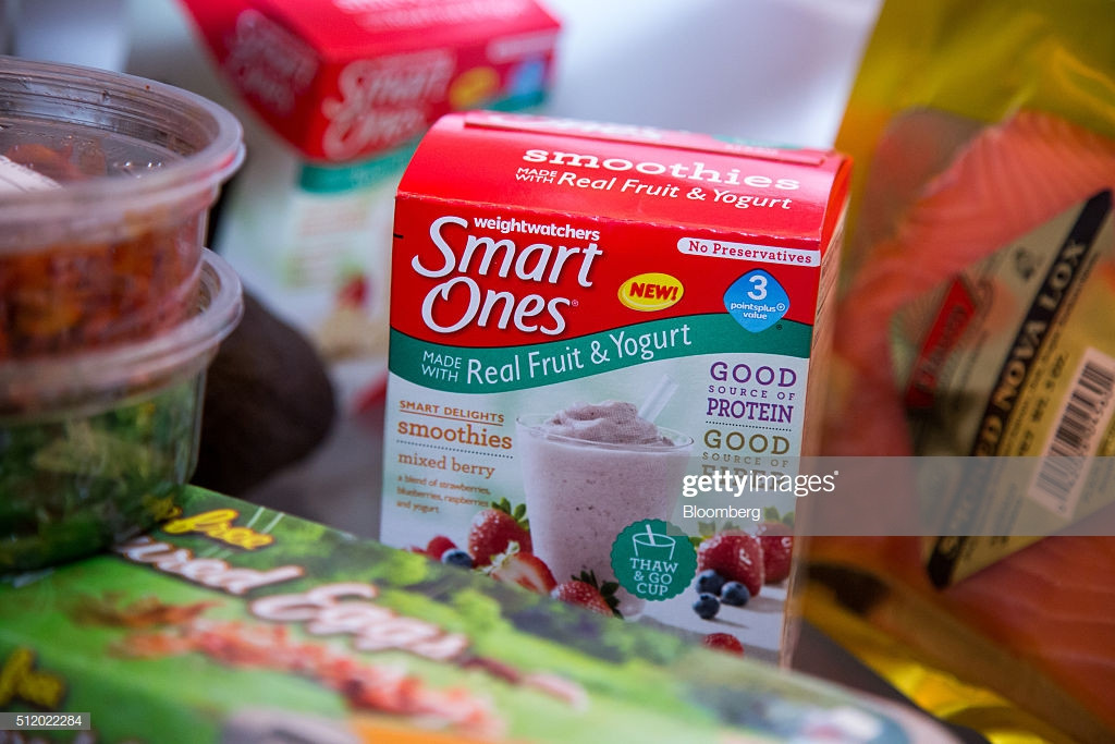 Smart Ones Smoothies
 A box of Weight Watchers International Inc Smart es