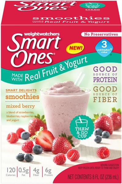 Smart Ones Smoothies
 FREE Weight Watchers Smart es Smoothie With NEW