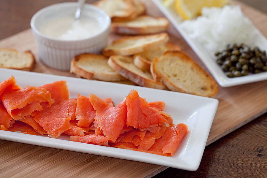 Smoked Salmon Dinner Recipe
 Smoked Salmon a cool dinner on a hot evening