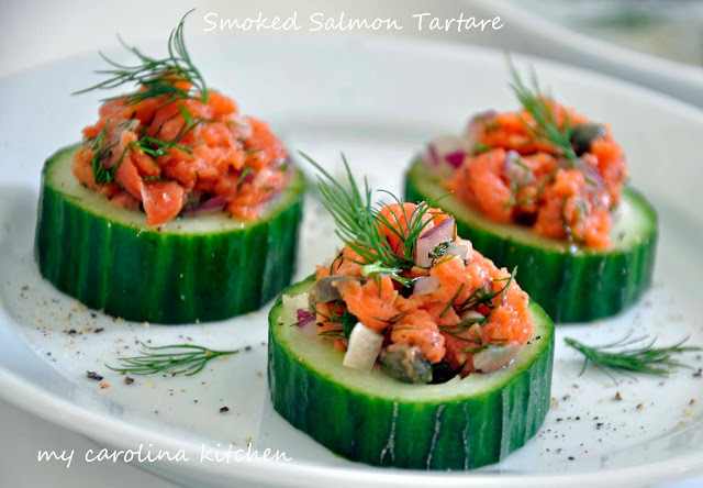 Smoked Salmon Dinner Recipe
 My Carolina Kitchen Smoked Salmon on Cucumbers