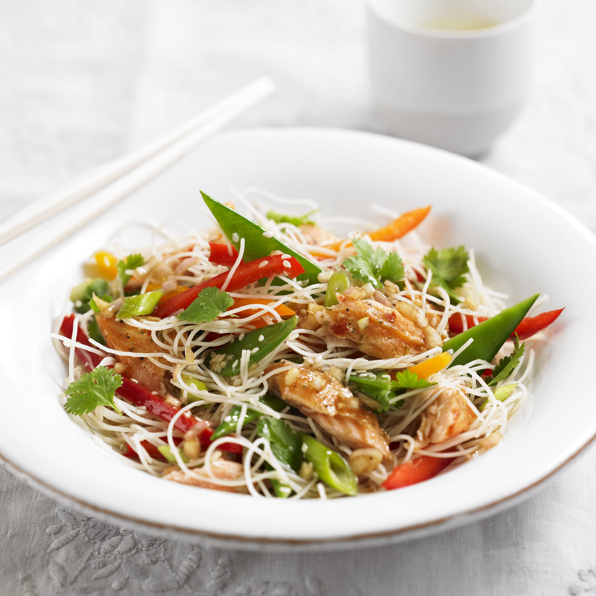 Smoked Salmon Dinner Recipe
 Rice Noodle Salad With Hot Smoked Salmon