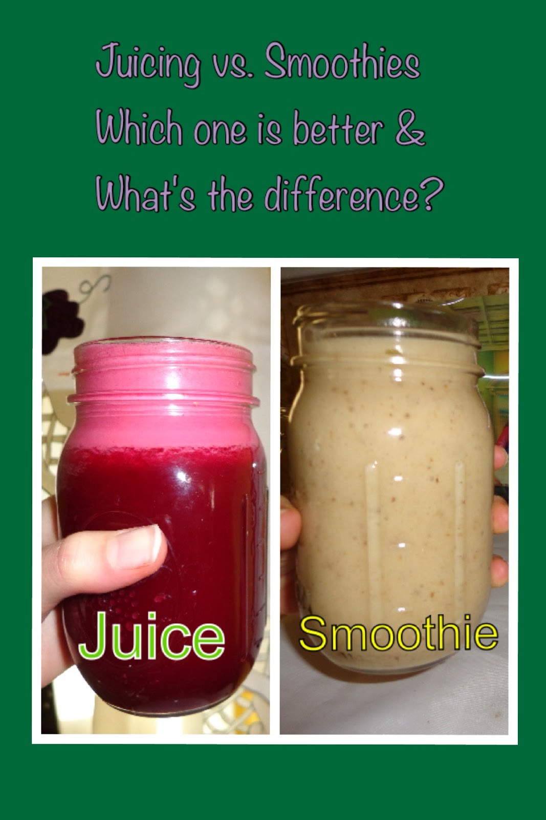 Smoothies Vs Juicing
 Juicing Vs Smoothies Which e is Better & What s the