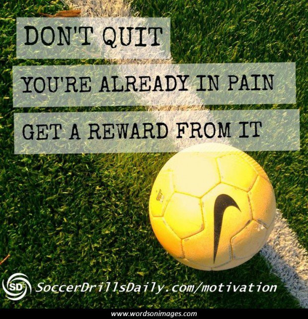 Soccer Inspirational Quote
 Positive Soccer Quotes QuotesGram
