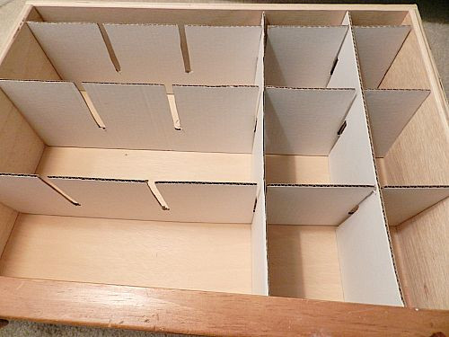 Sock Organizer DIY
 Homemade Sock Drawer Divider