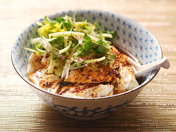 Soft Silken Tofu Recipes
 Spicy Warm Silken Tofu With Celery and Cilantro Salad