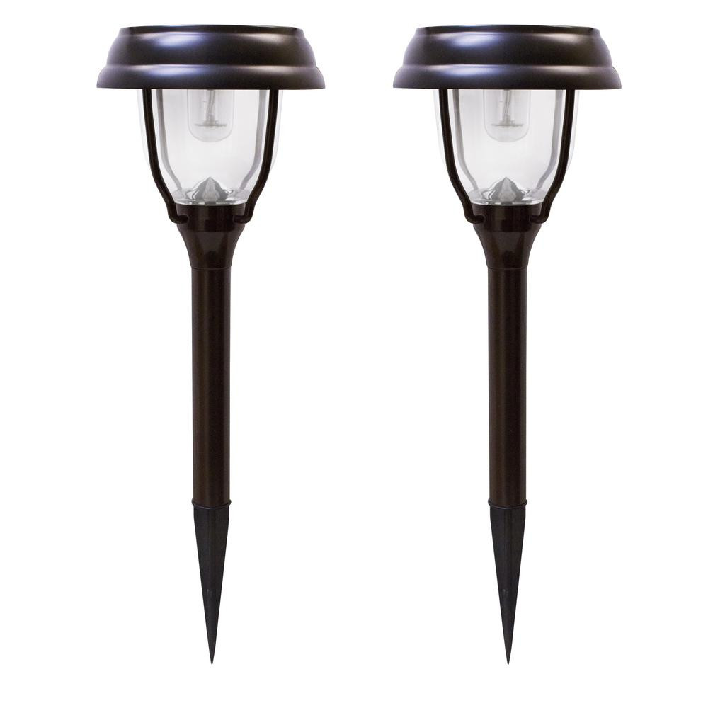 Solar Landscape Lights
 Gama Sonic Solar Powered Brown Outdoor Integrated LED