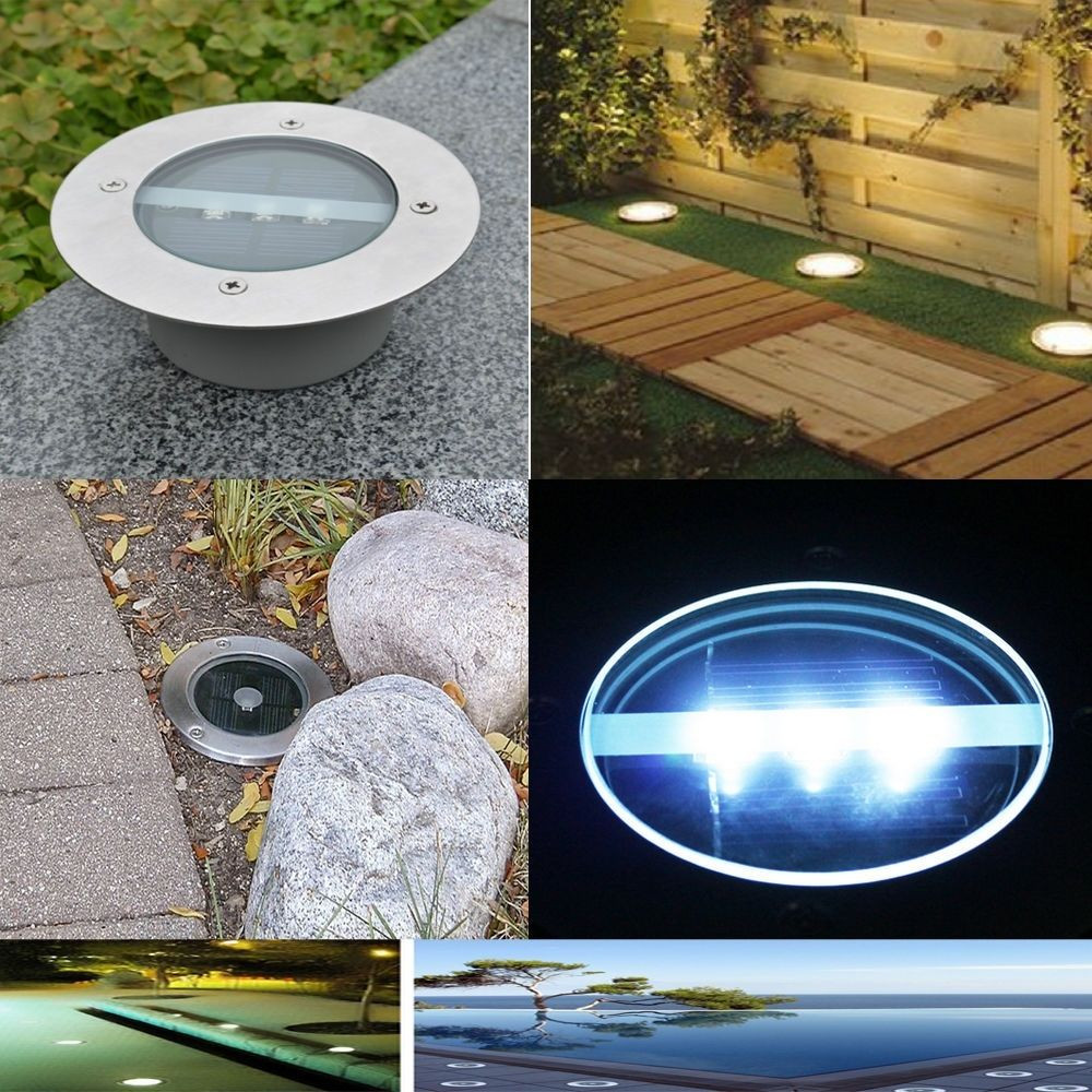 Solar Led Landscape Light
 1 5 10pc Solar LED In Ground Lamp Street Outdoor Stainless
