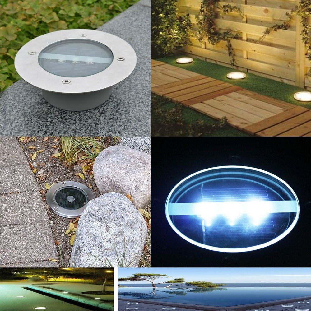 Solar Led Landscape Lights
 1 5 10pc Solar LED In Ground Lamp Street Outdoor Stainless