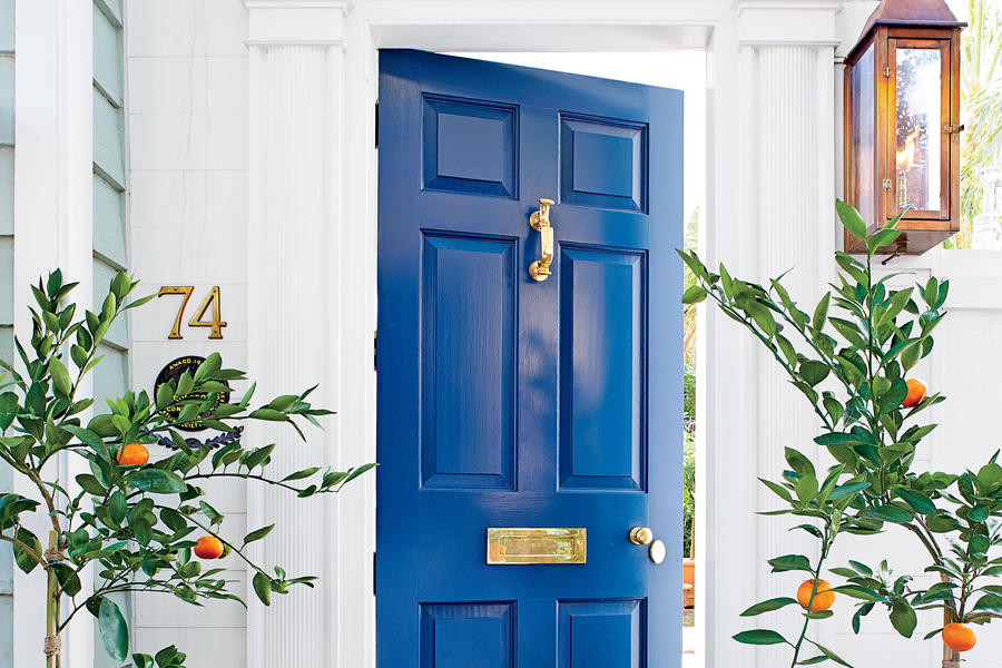 Southern Living Paint Colors
 Ginger Jar Blue 13 Bold Colors for Your Front Door