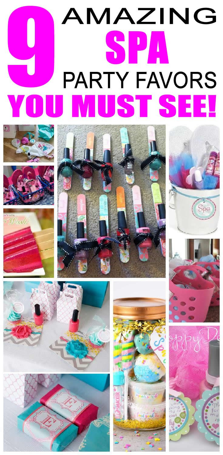 Spa Party Ideas For Kids
 Spa Party Favor Ideas