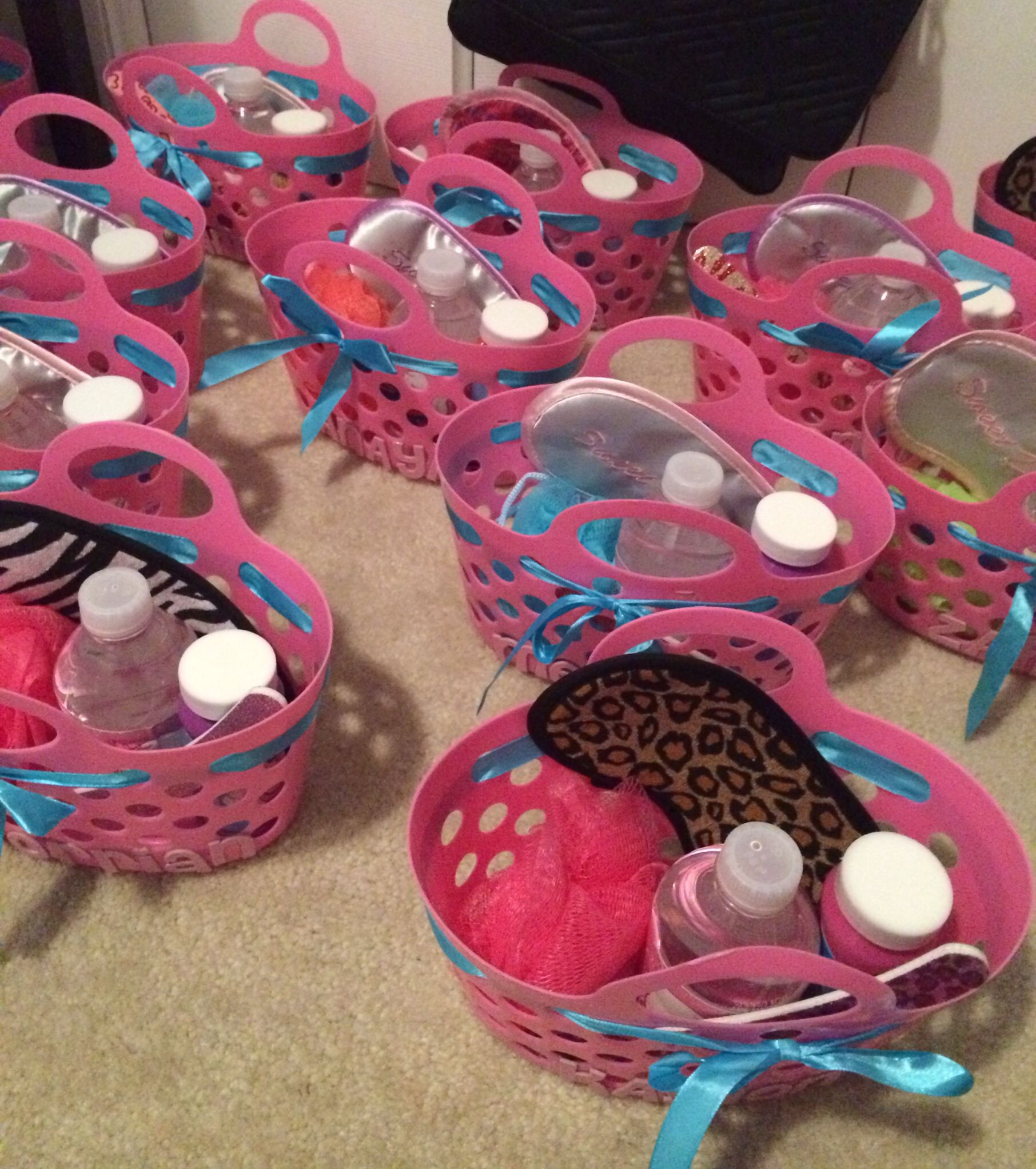 Spa Party Ideas For Kids
 Goo baskets for kid s spa party