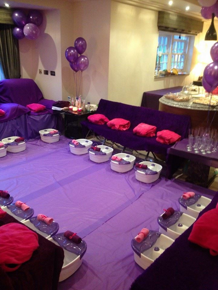 Spa Party Ideas For Kids
 This is a simple purple girls spa party purple spa
