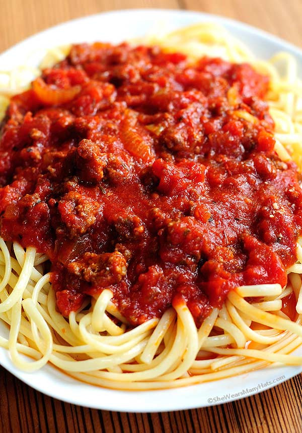 Spaghetti Sauce Ingredients
 Spaghetti Sauce Recipe