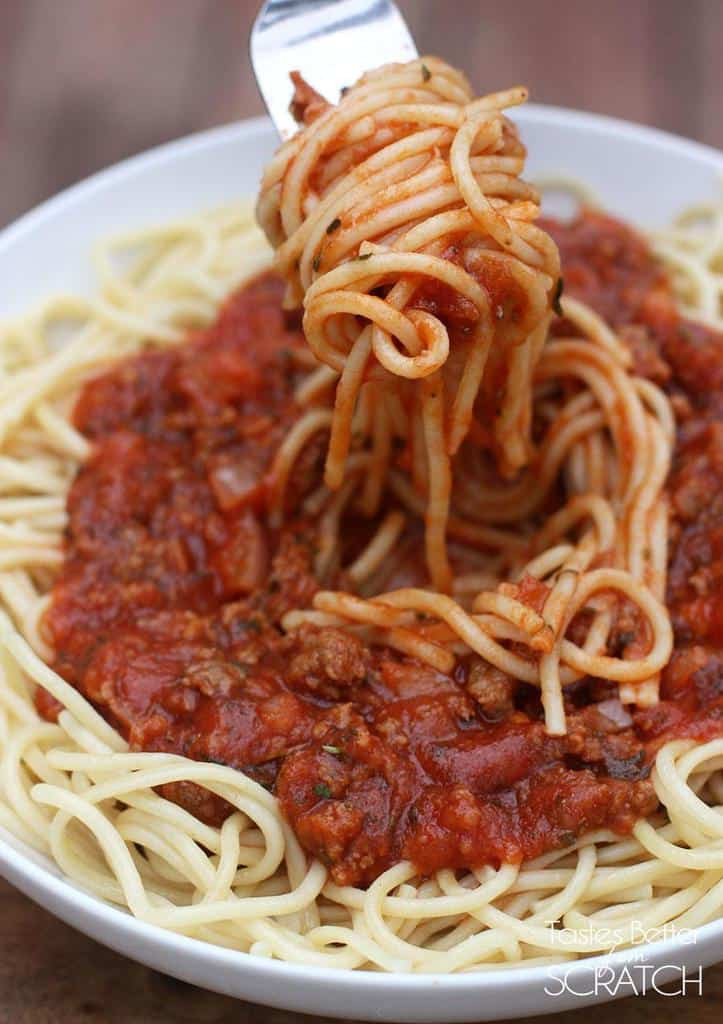 Spaghetti Sauce Ingredients
 Homemade Spaghetti Sauce Tastes Better From Scratch