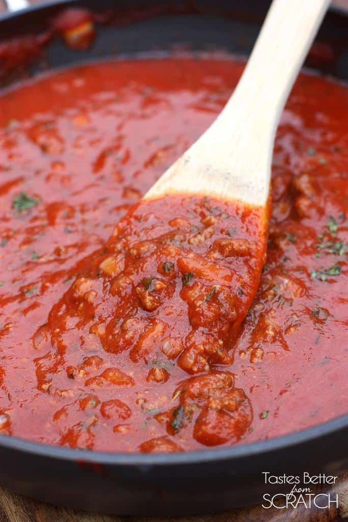 Spaghetti Sauce Ingredients
 Homemade Spaghetti Sauce