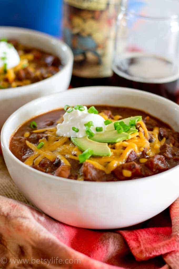 Spicy Beef Chili Recipe
 Spicy Beef Beer Chili BetsyLife